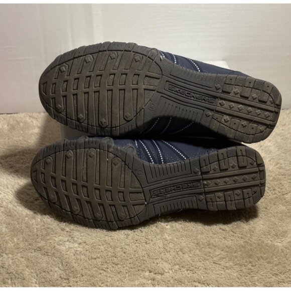 Skechers Casual Shoes Wm 8 Navy Bikers Lite Relive Air Cooled Memory Foam - Picture 9 of 12